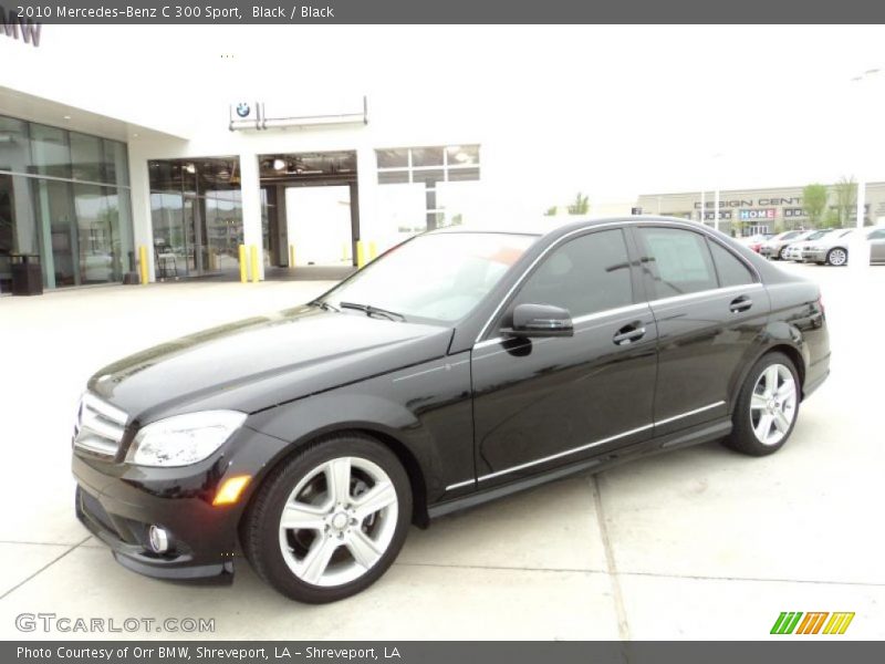 Black / Black 2010 Mercedes-Benz C 300 Sport