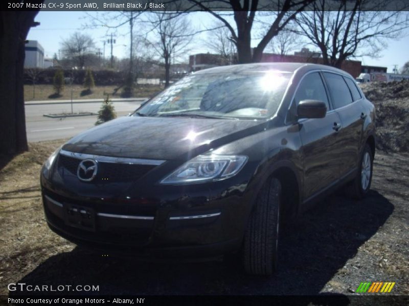 Brilliant Black / Black 2007 Mazda CX-9 Sport AWD