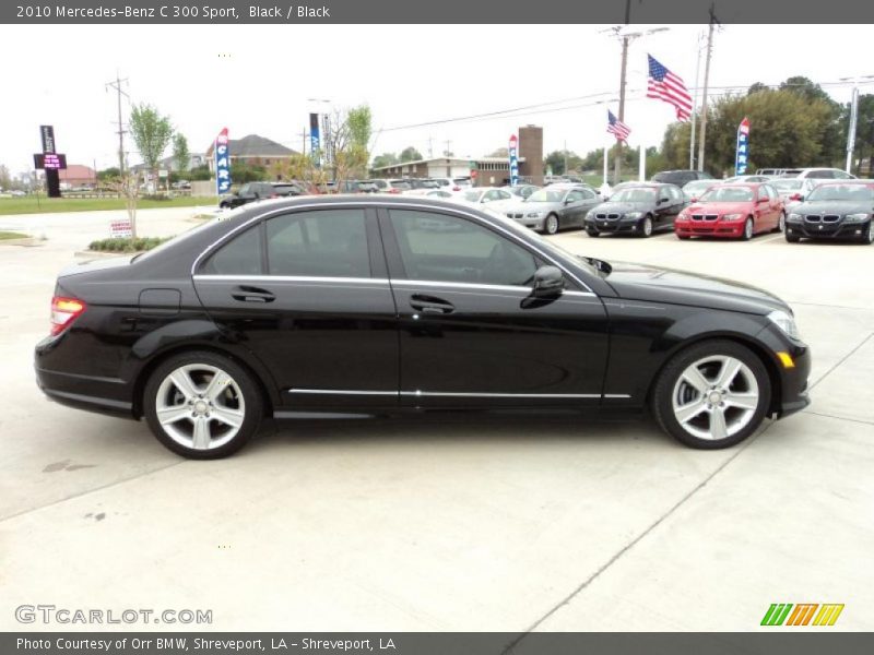 Black / Black 2010 Mercedes-Benz C 300 Sport