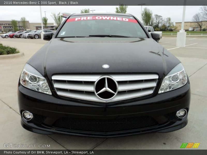 Black / Black 2010 Mercedes-Benz C 300 Sport