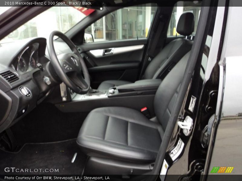 Black / Black 2010 Mercedes-Benz C 300 Sport