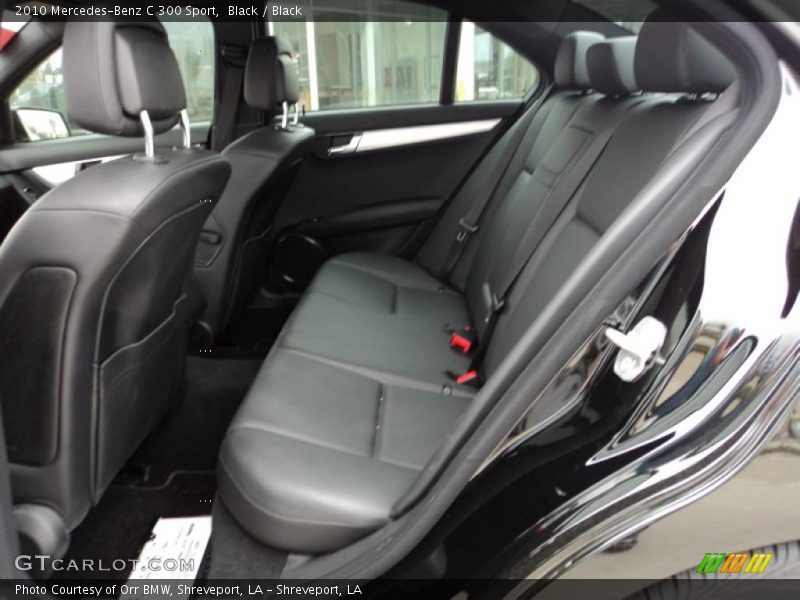 Black / Black 2010 Mercedes-Benz C 300 Sport