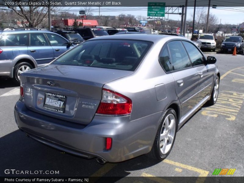 Quartz Silver Metallic / Off Black 2009 Subaru Legacy 2.5i Sedan