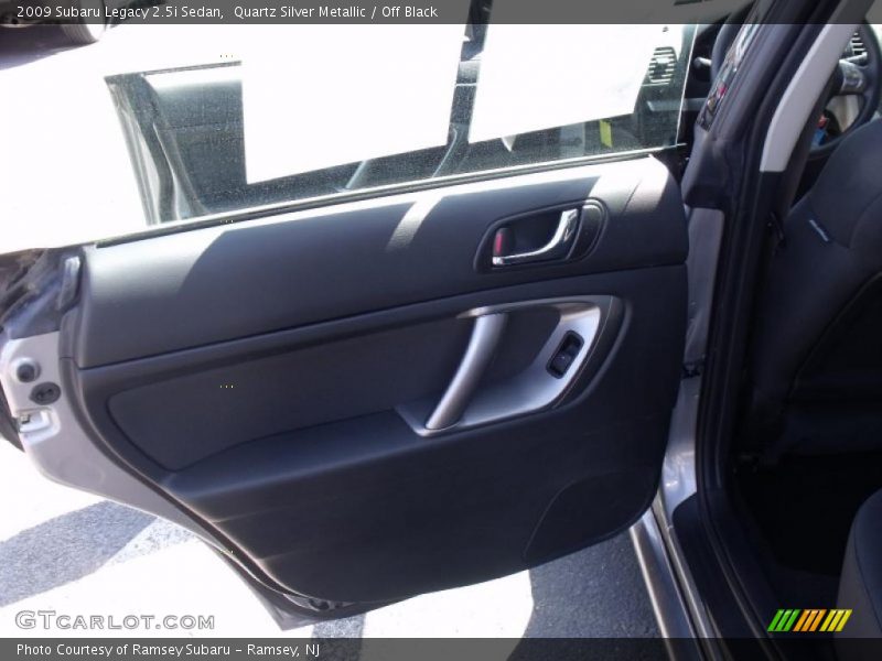 Quartz Silver Metallic / Off Black 2009 Subaru Legacy 2.5i Sedan
