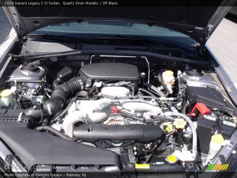 Quartz Silver Metallic / Off Black 2009 Subaru Legacy 2.5i Sedan