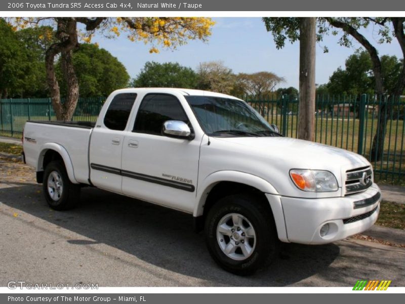 Natural White / Taupe 2006 Toyota Tundra SR5 Access Cab 4x4