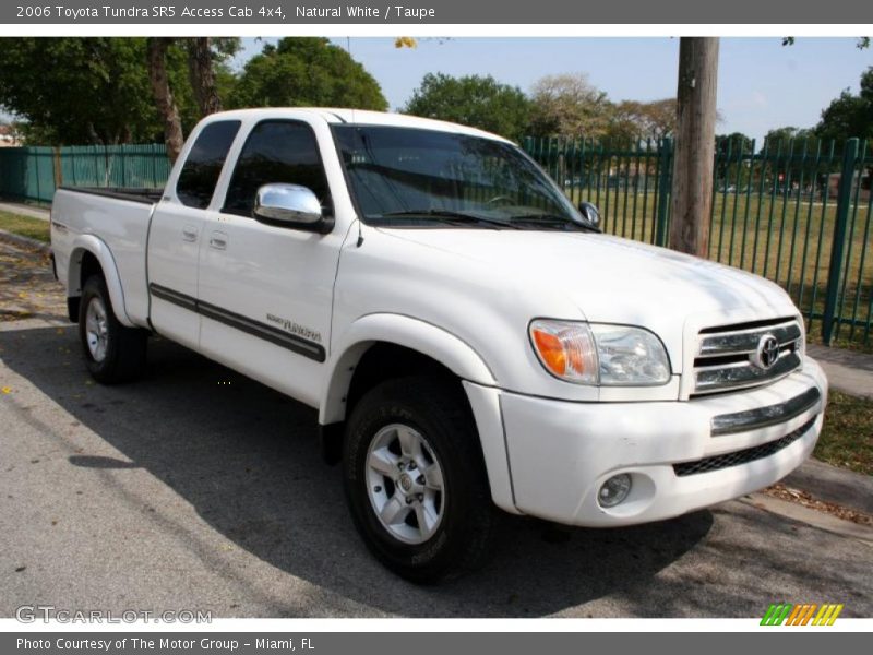 Natural White / Taupe 2006 Toyota Tundra SR5 Access Cab 4x4