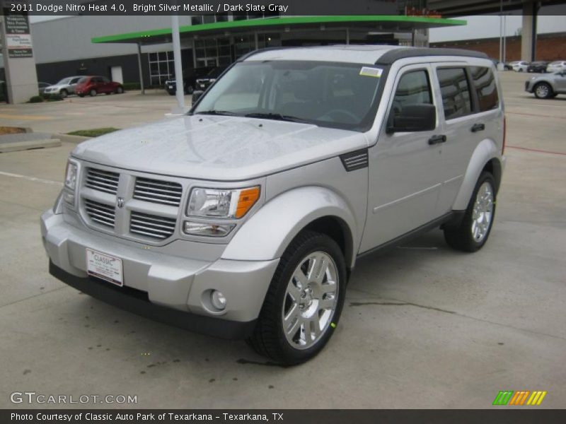 Bright Silver Metallic / Dark Slate Gray 2011 Dodge Nitro Heat 4.0