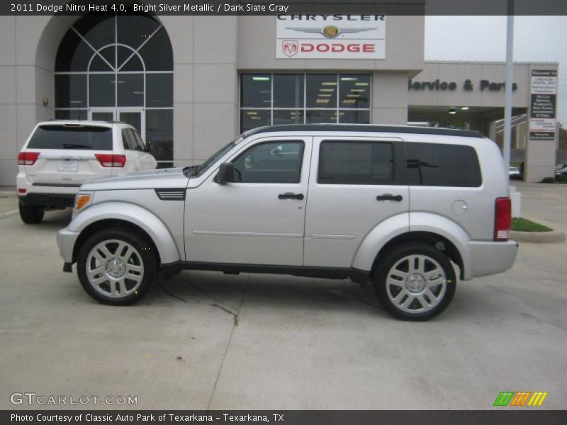 Bright Silver Metallic / Dark Slate Gray 2011 Dodge Nitro Heat 4.0