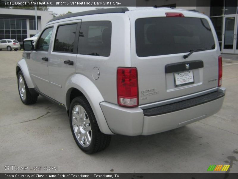 Bright Silver Metallic / Dark Slate Gray 2011 Dodge Nitro Heat 4.0