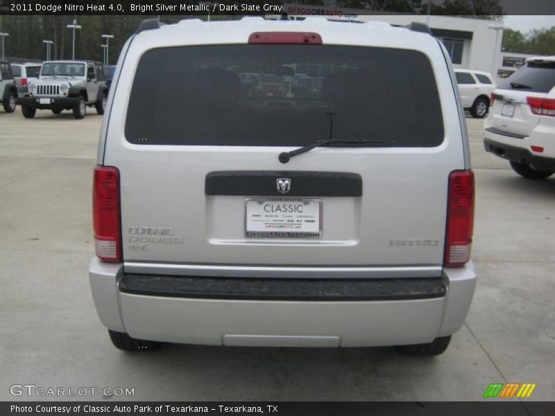 Bright Silver Metallic / Dark Slate Gray 2011 Dodge Nitro Heat 4.0