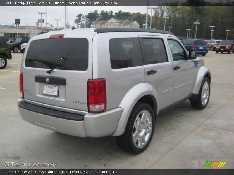 Bright Silver Metallic / Dark Slate Gray 2011 Dodge Nitro Heat 4.0