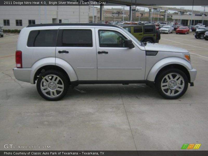 Bright Silver Metallic / Dark Slate Gray 2011 Dodge Nitro Heat 4.0