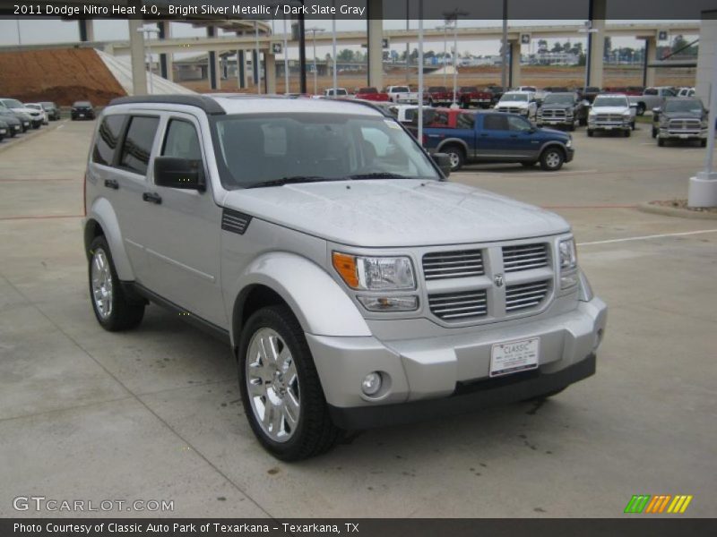Bright Silver Metallic / Dark Slate Gray 2011 Dodge Nitro Heat 4.0