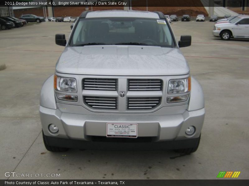 Bright Silver Metallic / Dark Slate Gray 2011 Dodge Nitro Heat 4.0