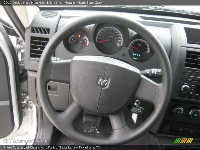 Bright Silver Metallic / Dark Slate Gray 2011 Dodge Nitro Heat 4.0