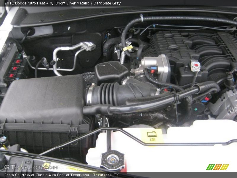 Bright Silver Metallic / Dark Slate Gray 2011 Dodge Nitro Heat 4.0