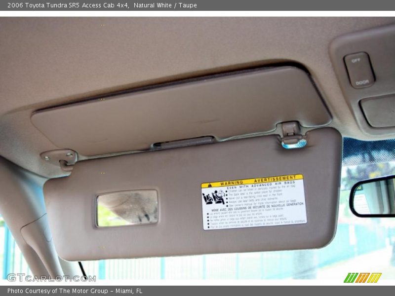 Natural White / Taupe 2006 Toyota Tundra SR5 Access Cab 4x4