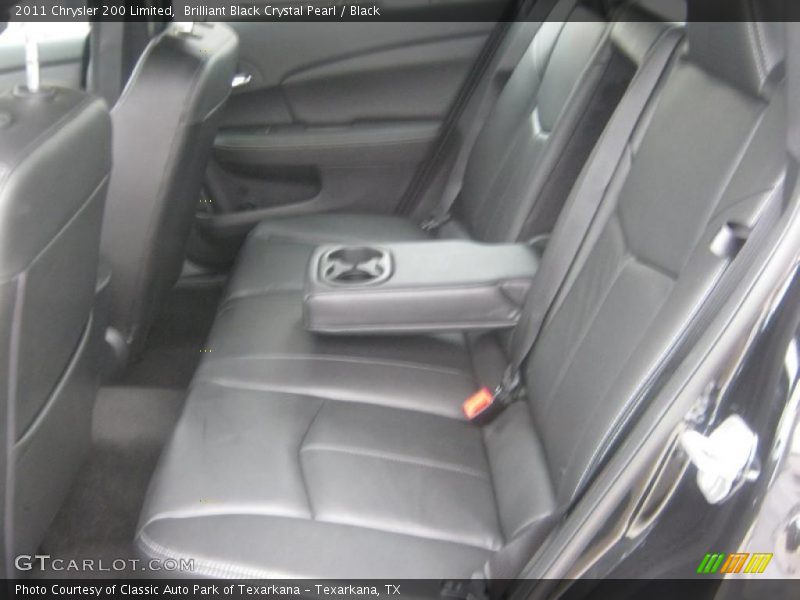Brilliant Black Crystal Pearl / Black 2011 Chrysler 200 Limited