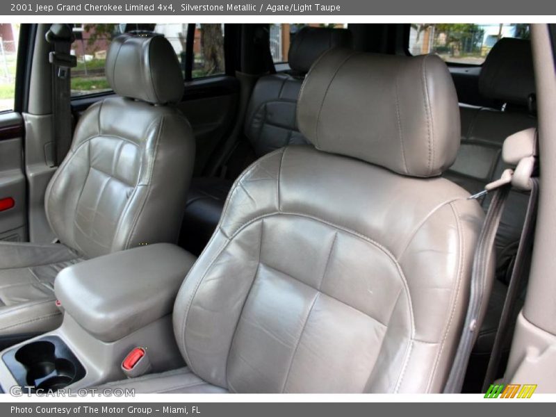 Silverstone Metallic / Agate/Light Taupe 2001 Jeep Grand Cherokee Limited 4x4