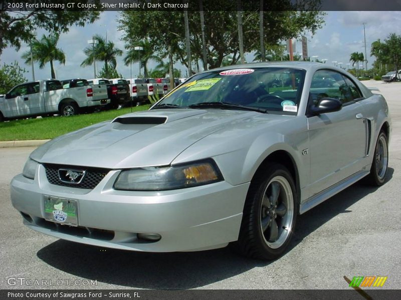 Silver Metallic / Dark Charcoal 2003 Ford Mustang GT Coupe