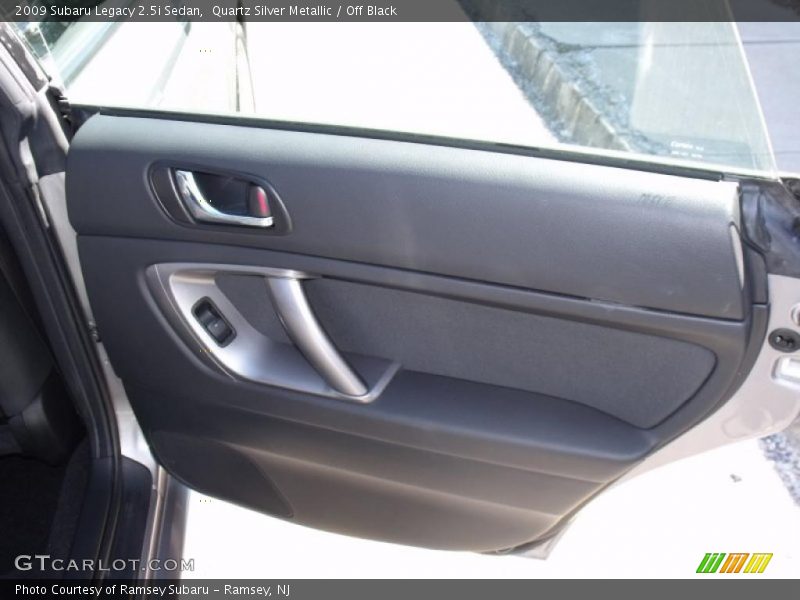 Quartz Silver Metallic / Off Black 2009 Subaru Legacy 2.5i Sedan