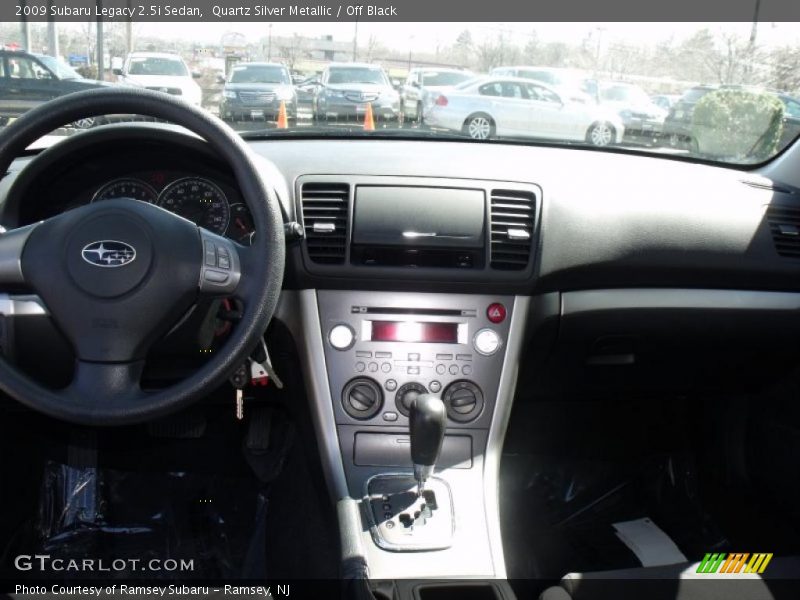 Quartz Silver Metallic / Off Black 2009 Subaru Legacy 2.5i Sedan