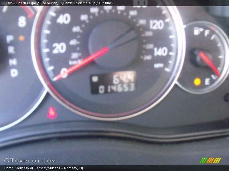 Quartz Silver Metallic / Off Black 2009 Subaru Legacy 2.5i Sedan