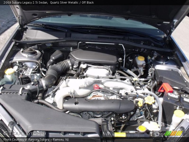 Quartz Silver Metallic / Off Black 2009 Subaru Legacy 2.5i Sedan