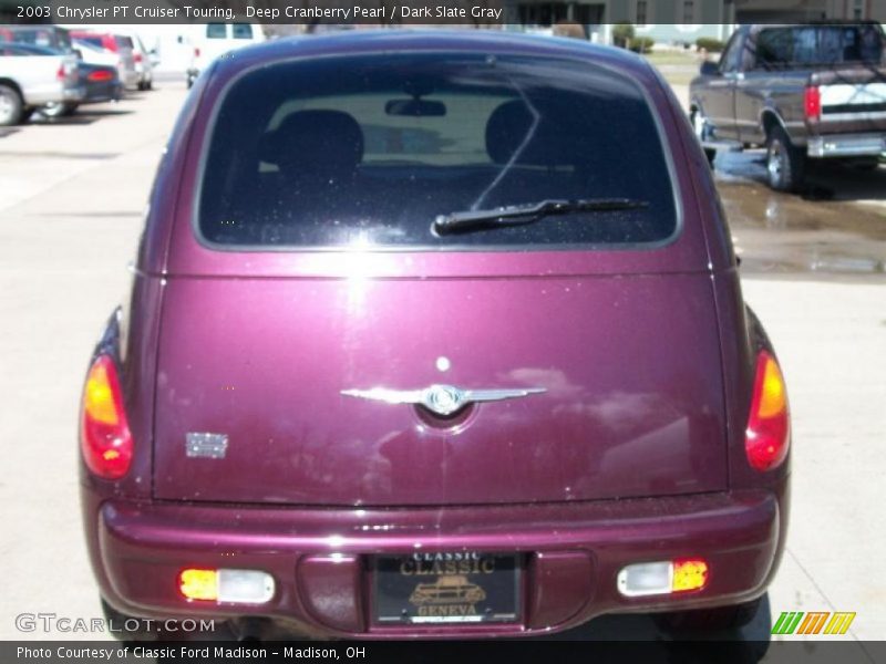 Deep Cranberry Pearl / Dark Slate Gray 2003 Chrysler PT Cruiser Touring