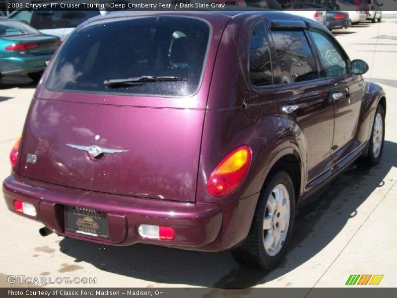 Deep Cranberry Pearl / Dark Slate Gray 2003 Chrysler PT Cruiser Touring