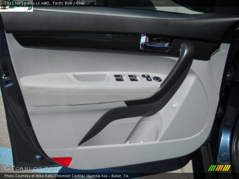 Pacific Blue / Gray 2011 Kia Sorento LX AWD