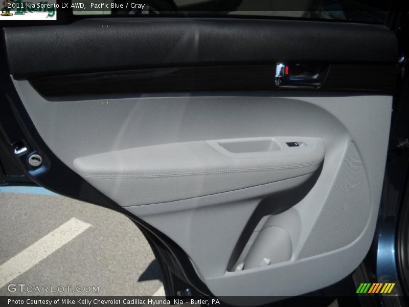 Pacific Blue / Gray 2011 Kia Sorento LX AWD