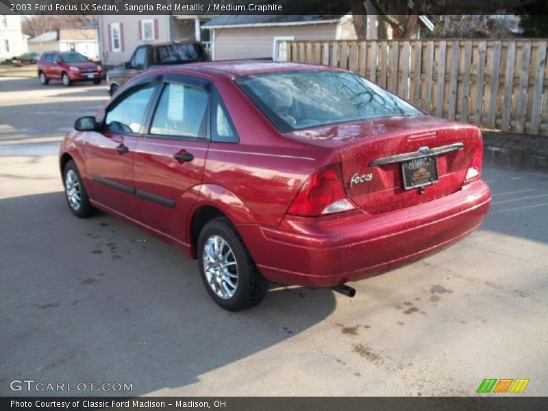 Sangria Red Metallic / Medium Graphite 2003 Ford Focus LX Sedan