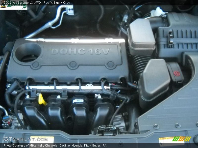 Pacific Blue / Gray 2011 Kia Sorento LX AWD