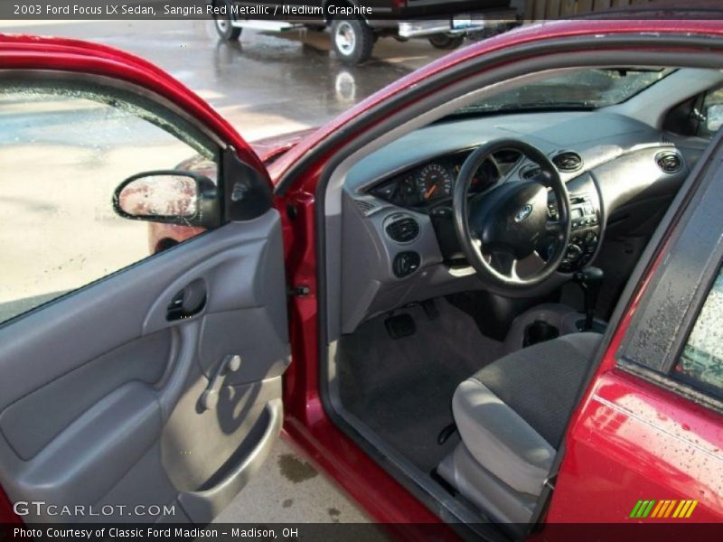 Sangria Red Metallic / Medium Graphite 2003 Ford Focus LX Sedan