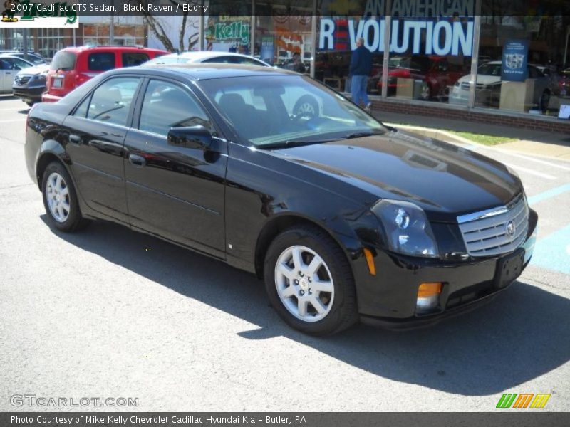 Black Raven / Ebony 2007 Cadillac CTS Sedan