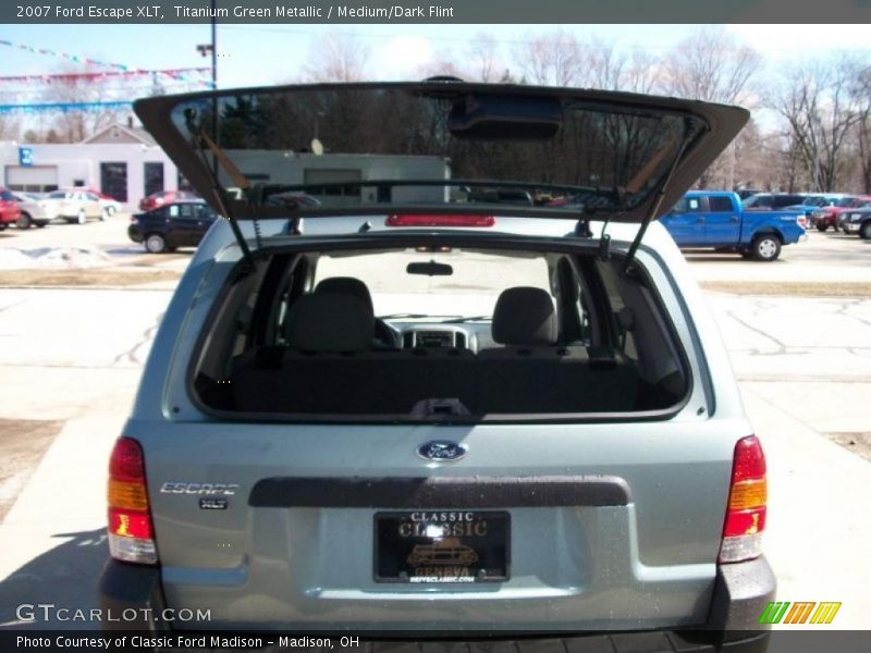 Titanium Green Metallic / Medium/Dark Flint 2007 Ford Escape XLT