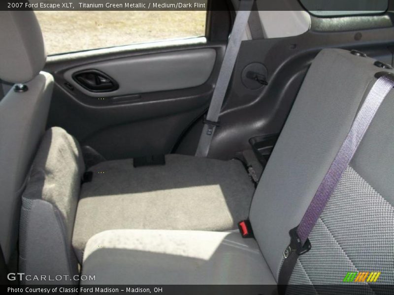 Titanium Green Metallic / Medium/Dark Flint 2007 Ford Escape XLT