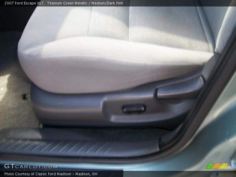Titanium Green Metallic / Medium/Dark Flint 2007 Ford Escape XLT