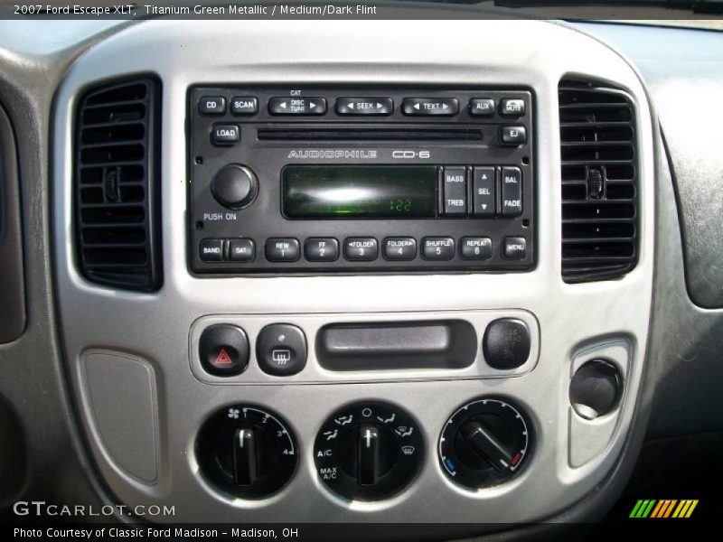 Titanium Green Metallic / Medium/Dark Flint 2007 Ford Escape XLT