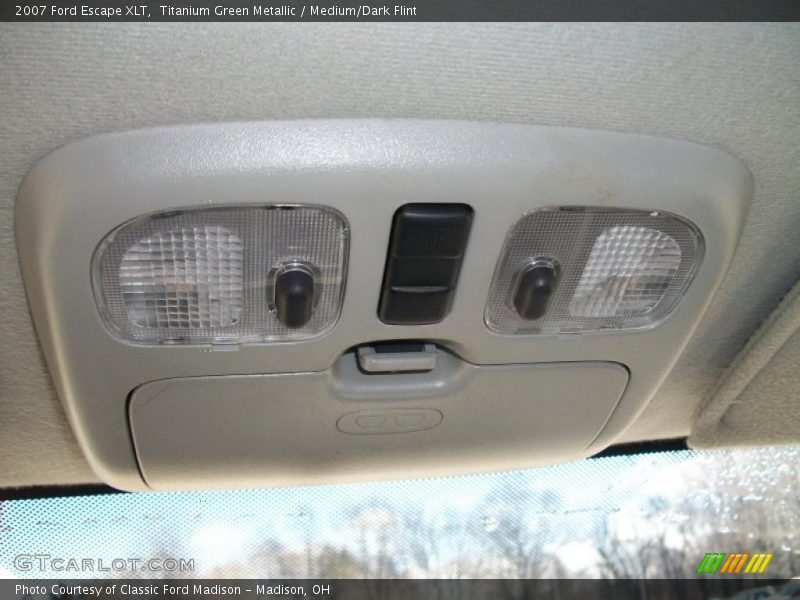 Titanium Green Metallic / Medium/Dark Flint 2007 Ford Escape XLT