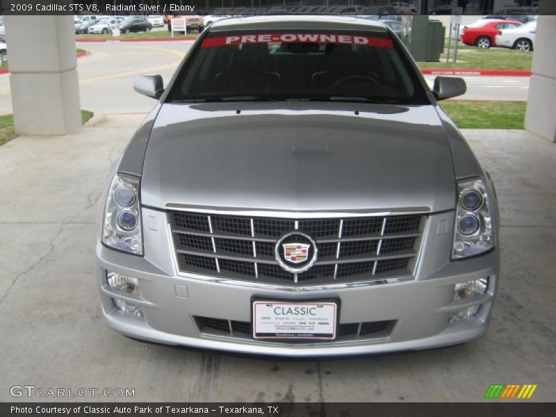 Radiant Silver / Ebony 2009 Cadillac STS V8