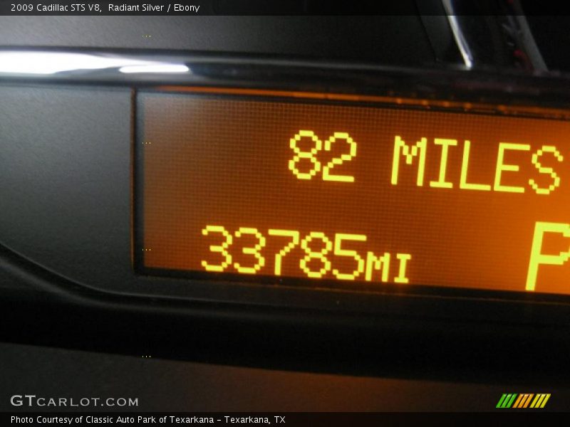 Radiant Silver / Ebony 2009 Cadillac STS V8
