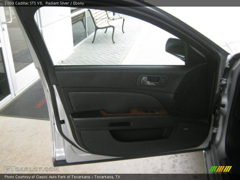 Radiant Silver / Ebony 2009 Cadillac STS V8