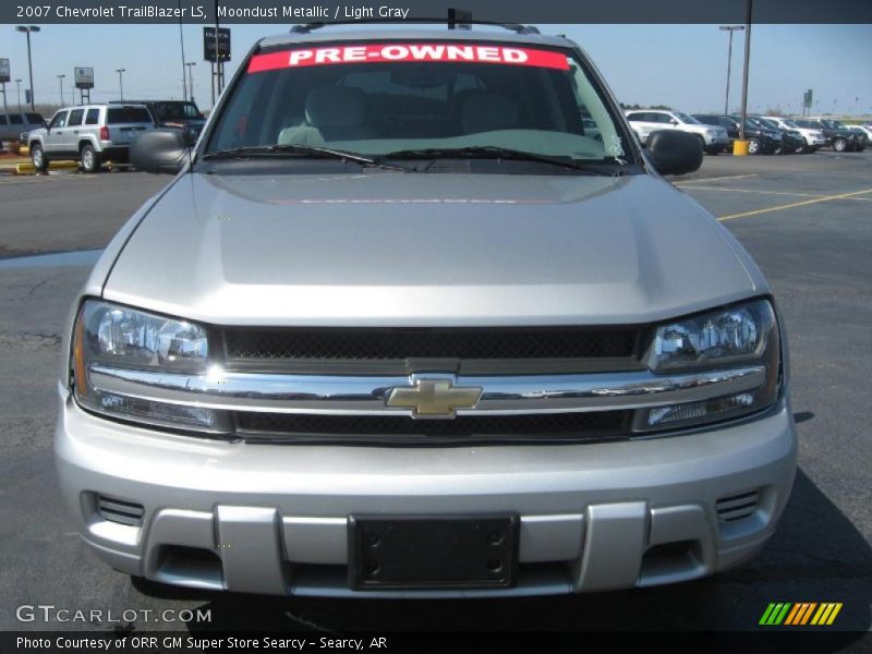 Moondust Metallic / Light Gray 2007 Chevrolet TrailBlazer LS