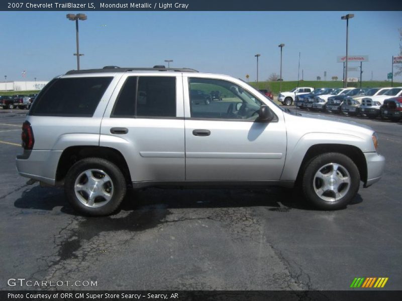Moondust Metallic / Light Gray 2007 Chevrolet TrailBlazer LS