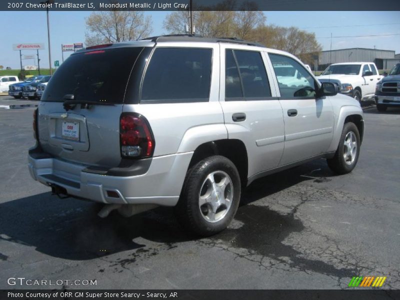 Moondust Metallic / Light Gray 2007 Chevrolet TrailBlazer LS