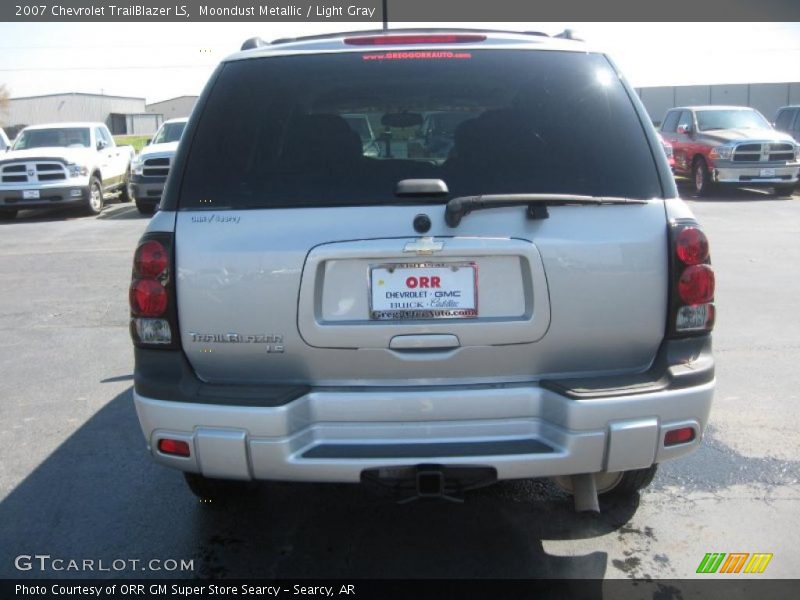 Moondust Metallic / Light Gray 2007 Chevrolet TrailBlazer LS