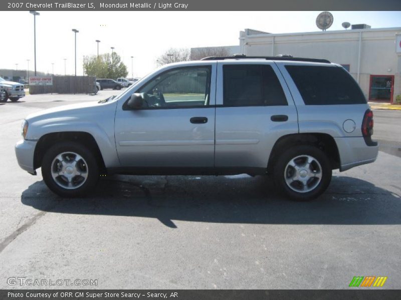 Moondust Metallic / Light Gray 2007 Chevrolet TrailBlazer LS